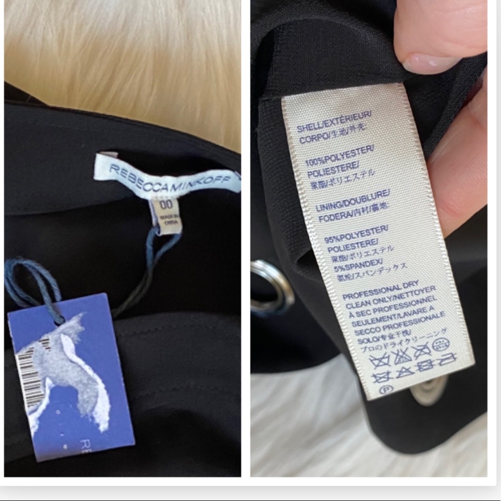 NWT Rebecca Minkoff Grommet Metal Black Mini Skirt - Picture 5 of 5